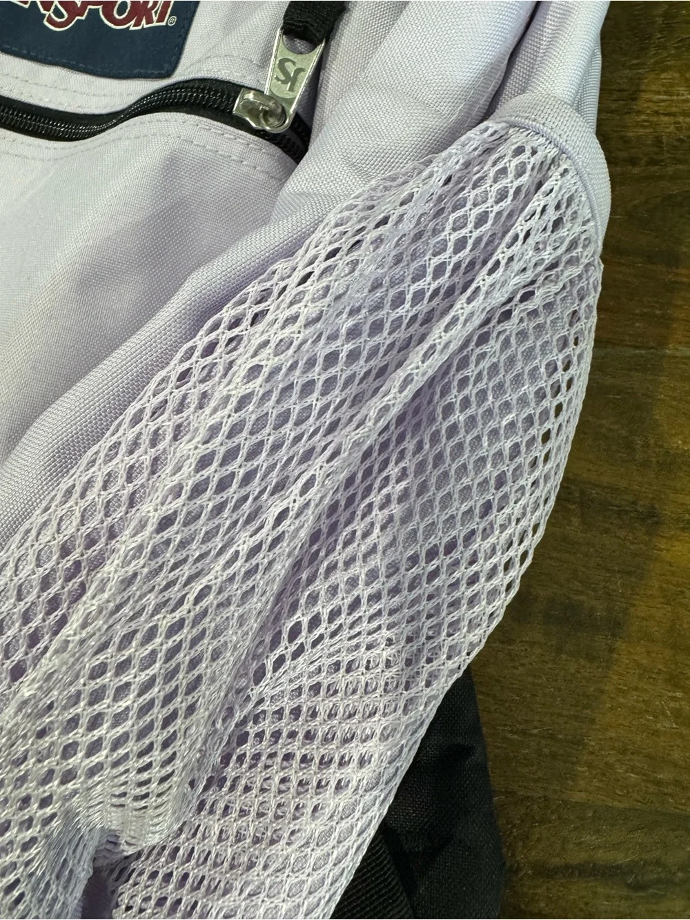 Jansport Big Laptop Backpack- Lavender with Black Accents